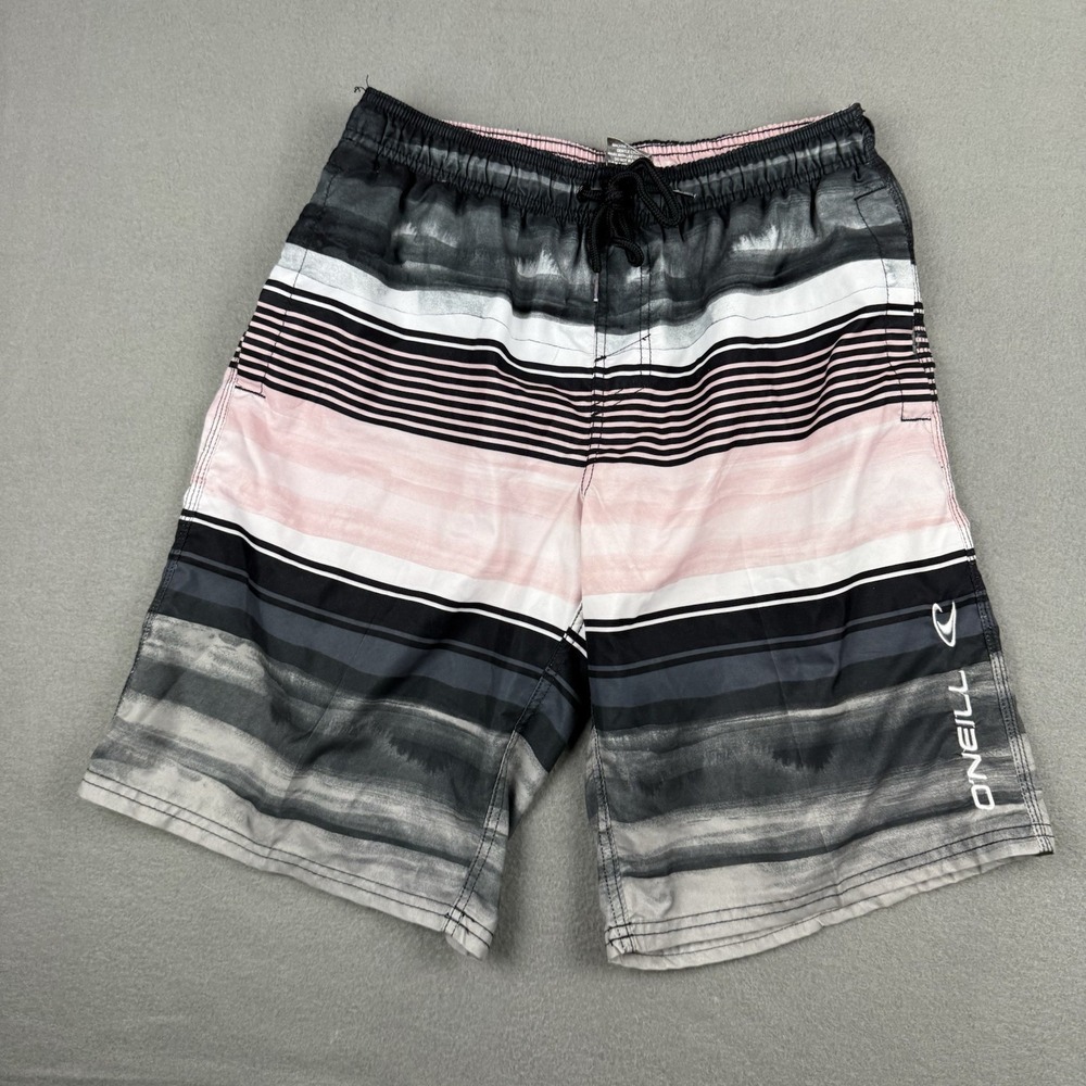 O'Neill Boardshorts Mens M Pink Drawstring Swimming Surfing‎ Beach Pockets Swim